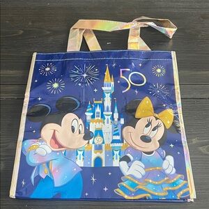 Disney Mickey and Minnie 50th Anniversary Celebration Tote - Reusable Bag